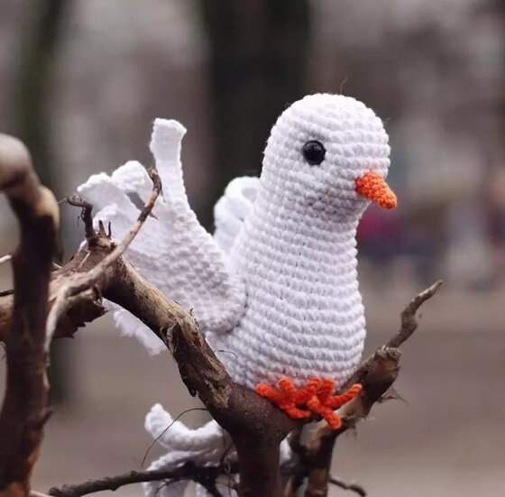 Amigurumi Dove Free Pattern