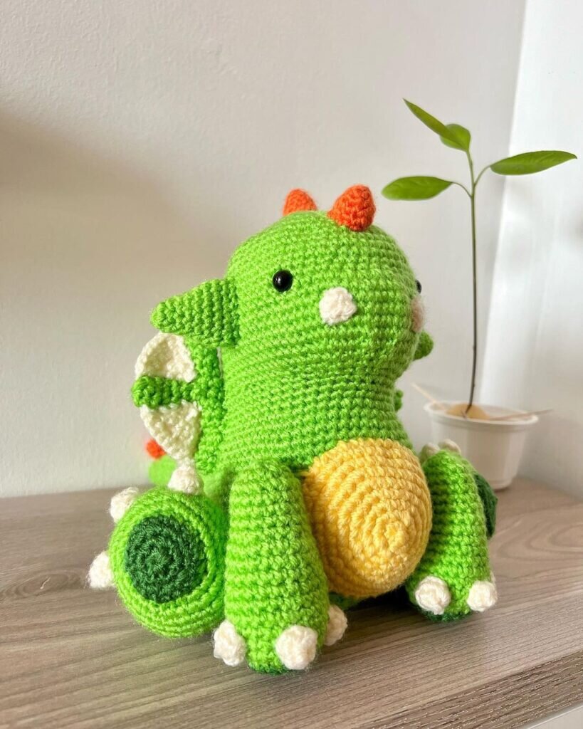 Amigurumi Dragon Free Pattern 4