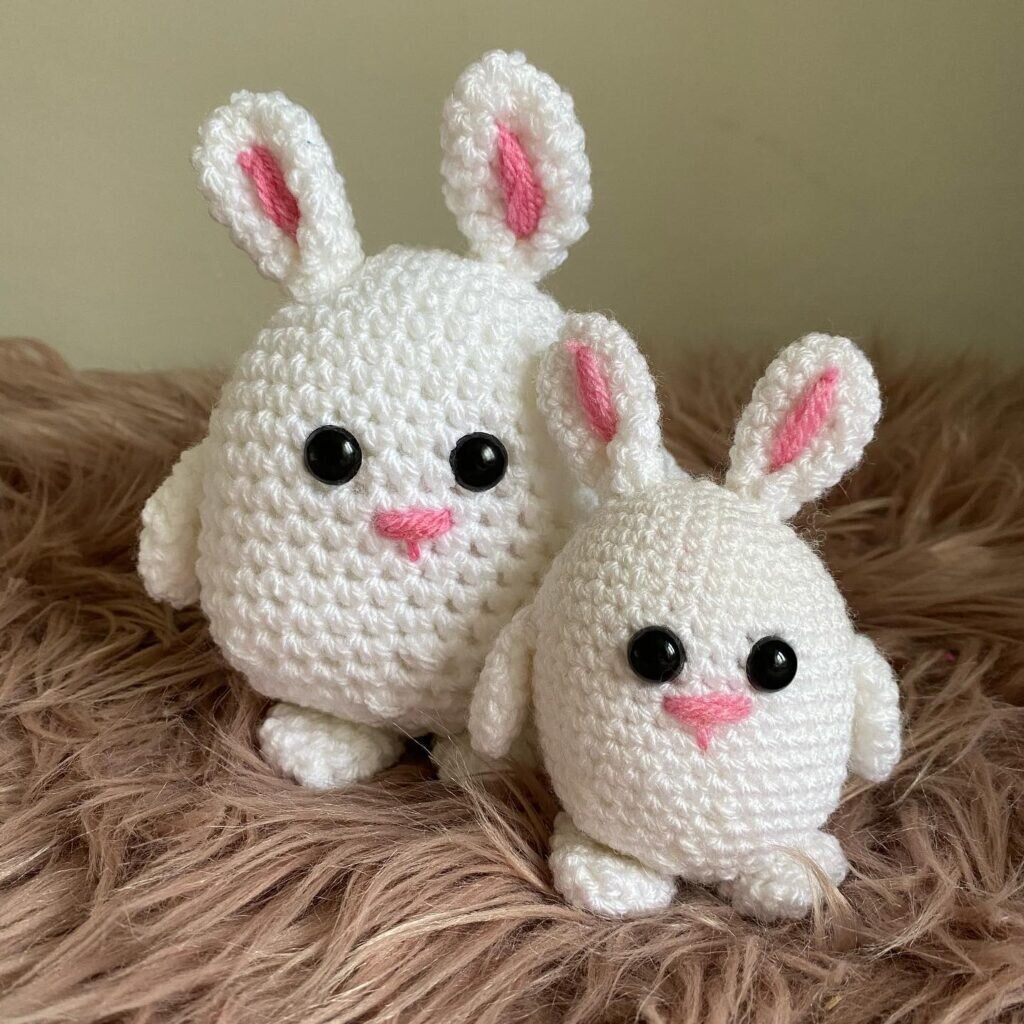 Amigurumi Easter Egg Rabbit Free Pattern 1