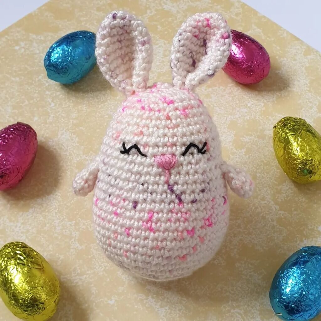 Amigurumi Easter Egg Rabbit Free Pattern 6