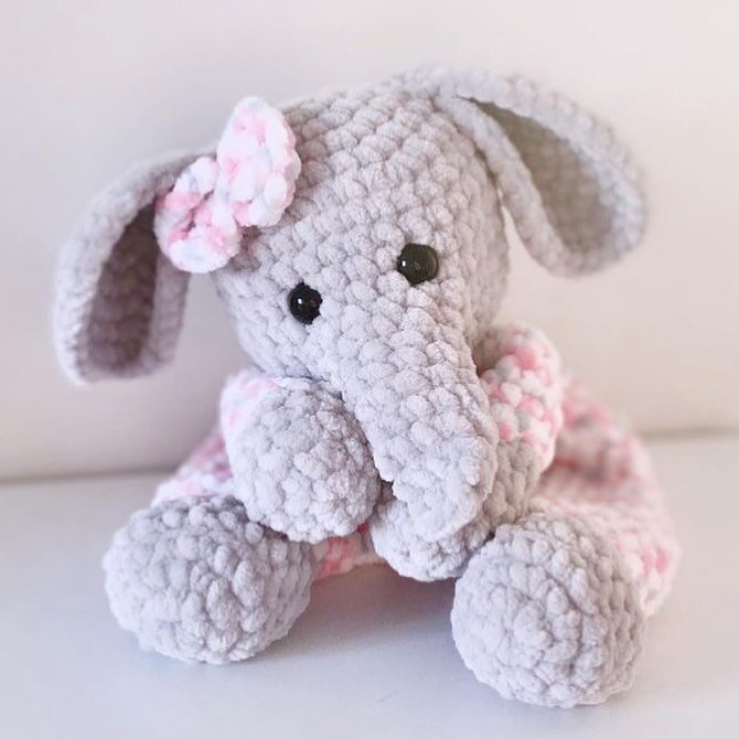 Amigurumi Elephant Free Crochet Pattern 1