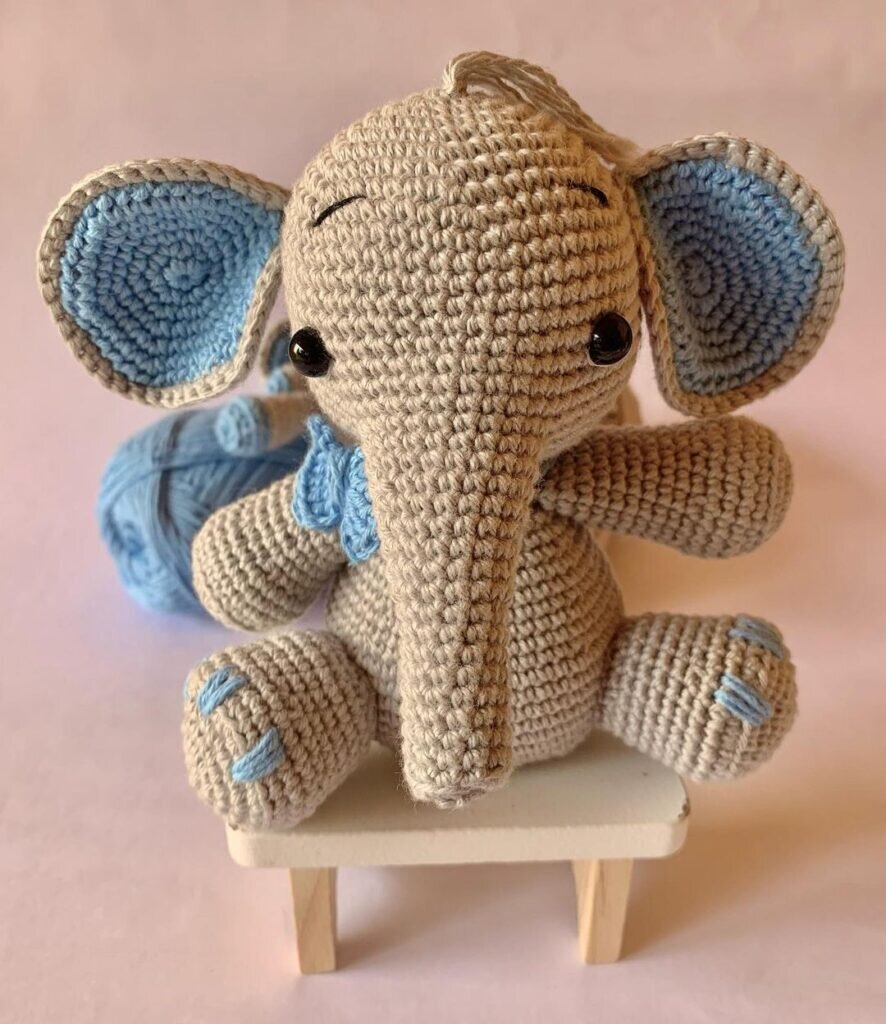 Amigurumi Elephant Free Pattern 1