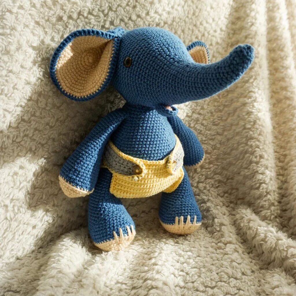 Amigurumi Elephant Free Pattern 4