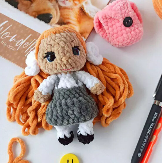 Amigurumi First Grader Free Pattern