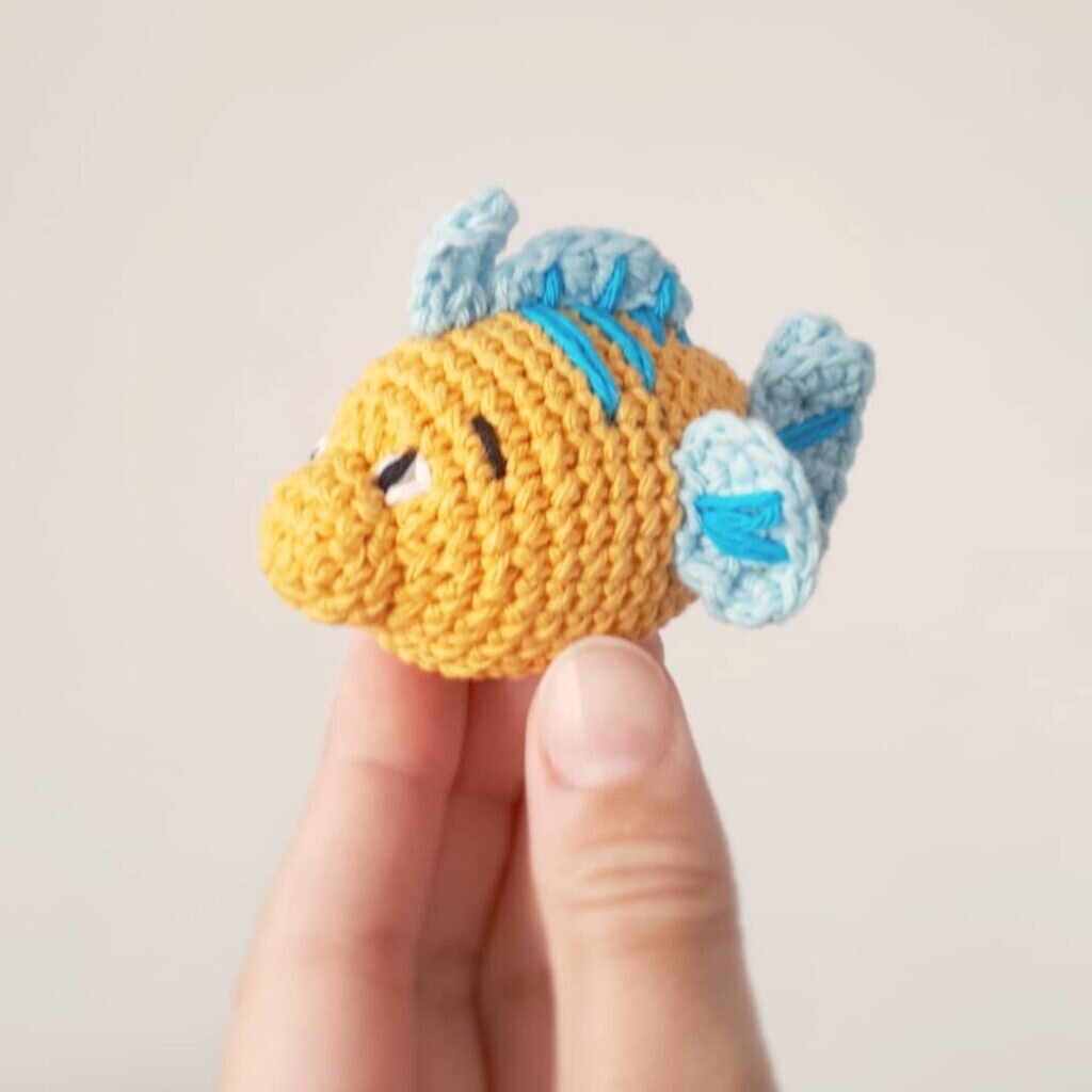 Amigurumi Flounder Free Pattern 5