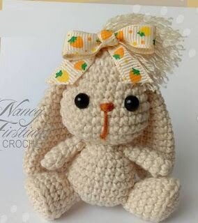 Amigurumi Flower Bunny Free Crochet Pattern 5