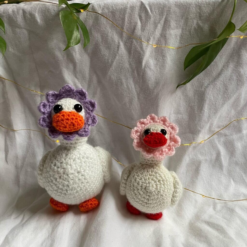 Amigurumi Flower Duck Free Pattern 2