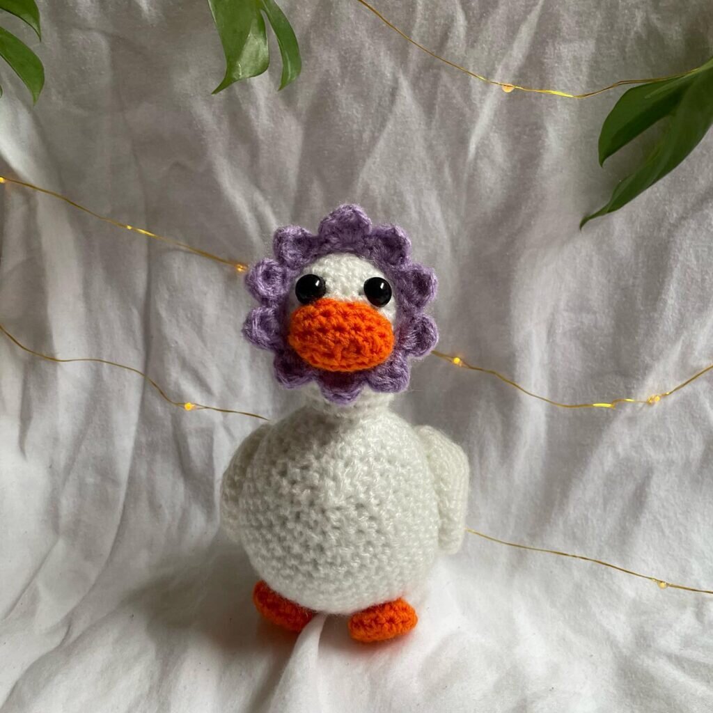 Amigurumi Flower Duck Free Pattern 3