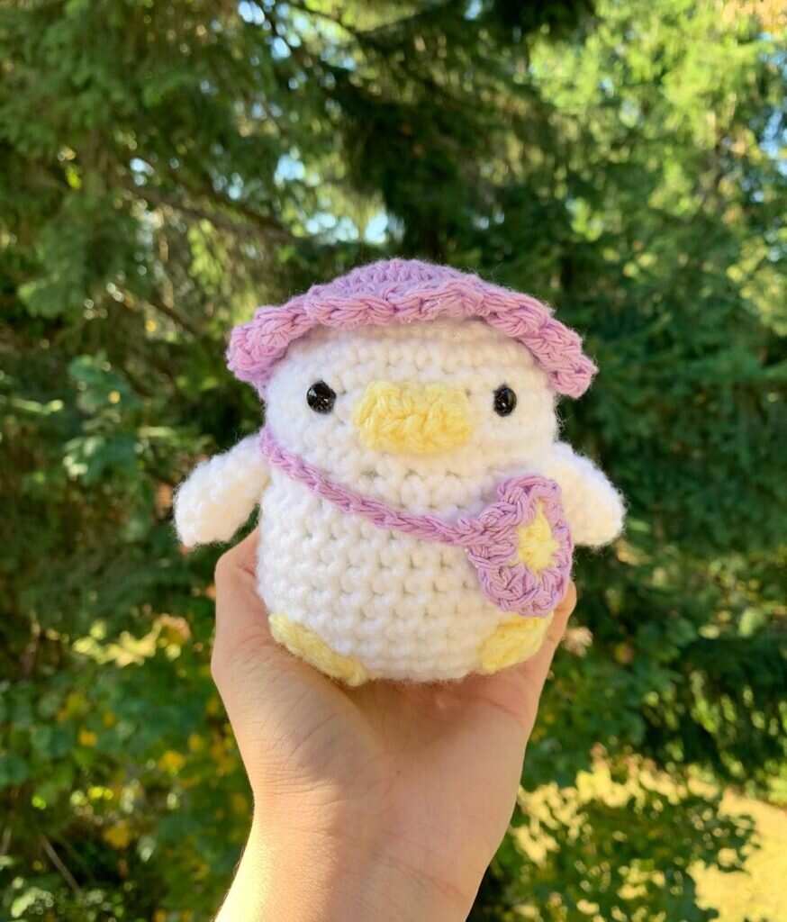 Amigurumi Flower Duck Free Pattern 6