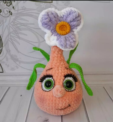 Amigurumi Flower Free Pattern