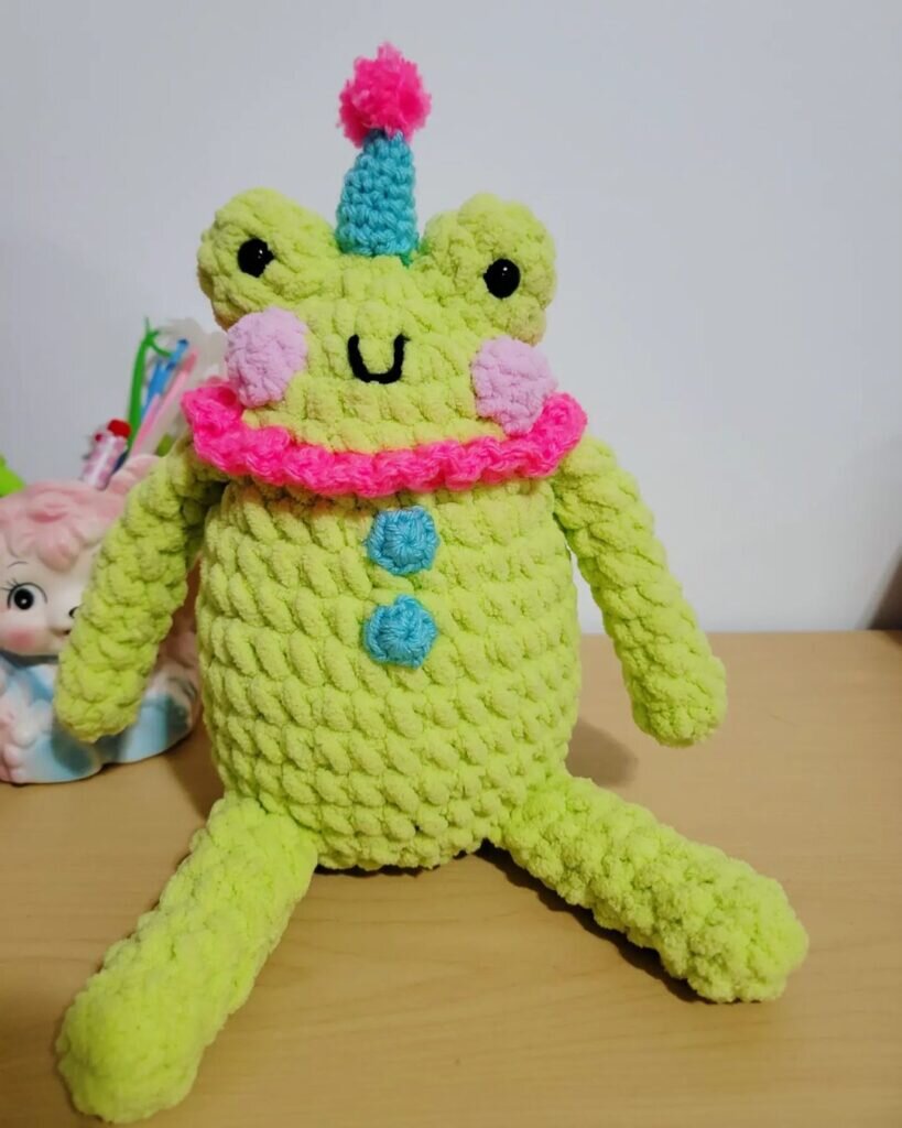 Amigurumi Frog Free Pattern 5