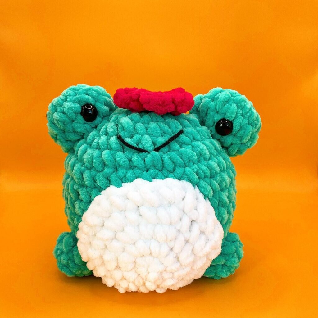 Amigurumi Frog Heart Free Crochet Pattern 3