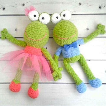 Amigurumi Frog Large Free Pattern