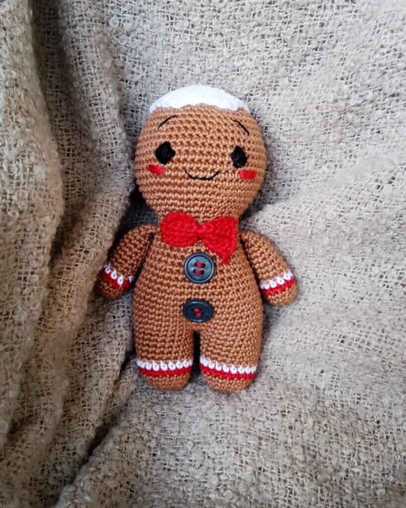 Amigurumi Gingerbread Man Free Pattern 2