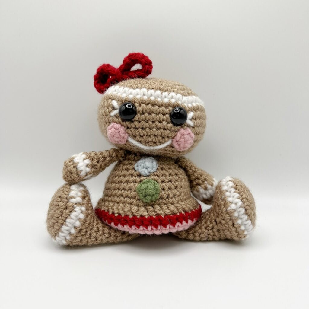 Amigurumi Gingerbread Man Free Pattern 7