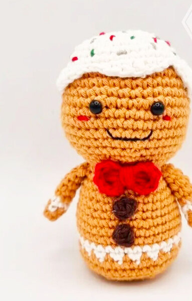 Amigurumi Gingerbread Man Free Pattern