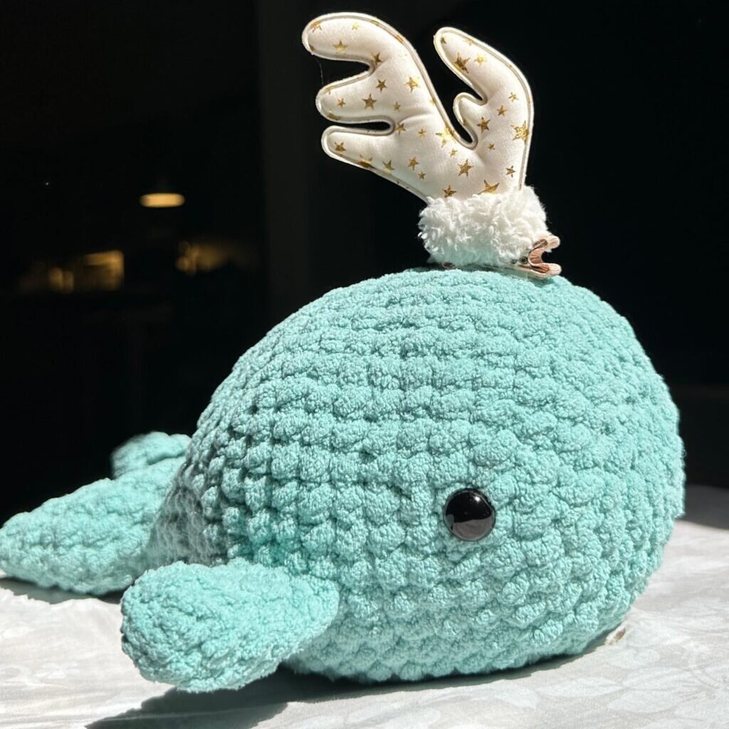 Amigurumi Green Whale Free Pattern 1