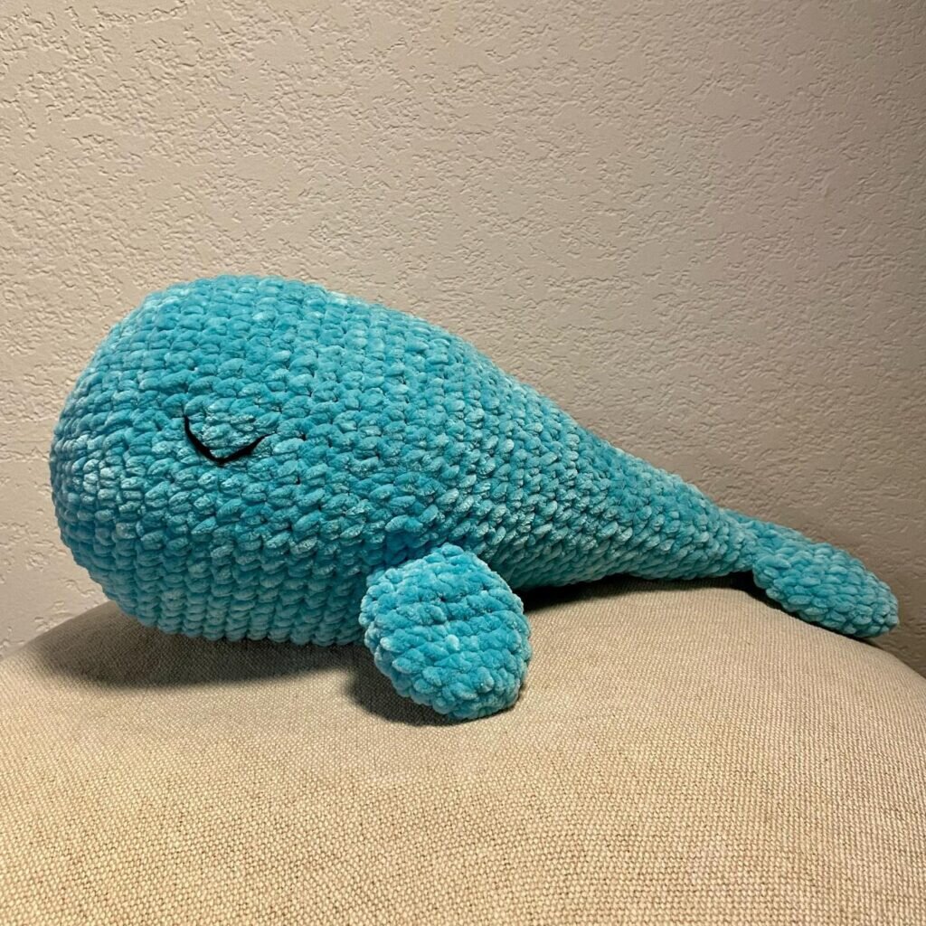 Amigurumi Green Whale Free Pattern 3