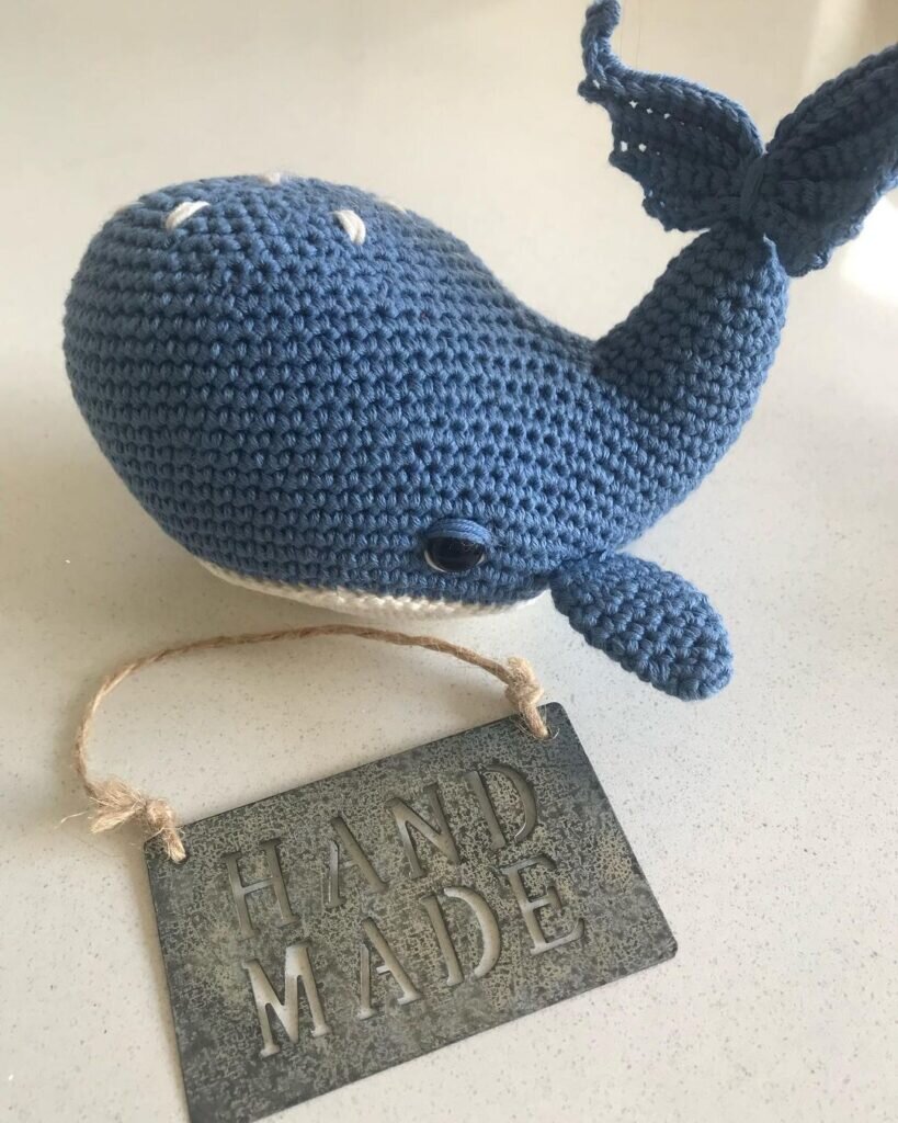 Amigurumi Green Whale Free Pattern 4