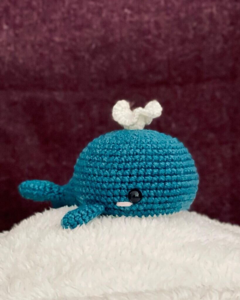 Amigurumi Green Whale Free Pattern 6