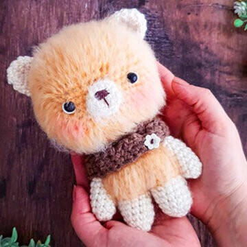 Amigurumi Hairy Bear Free Pattern