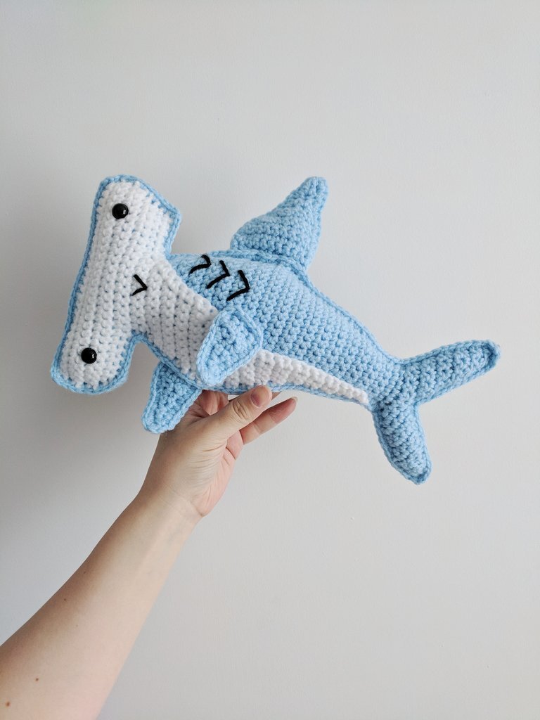 Amigurumi Hammerhead Shark Free Pattern 1