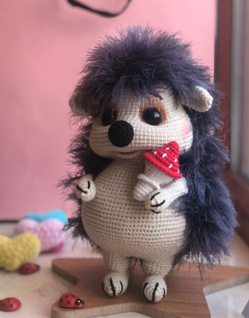 Amigurumi Hedgehog Free Pattern 1