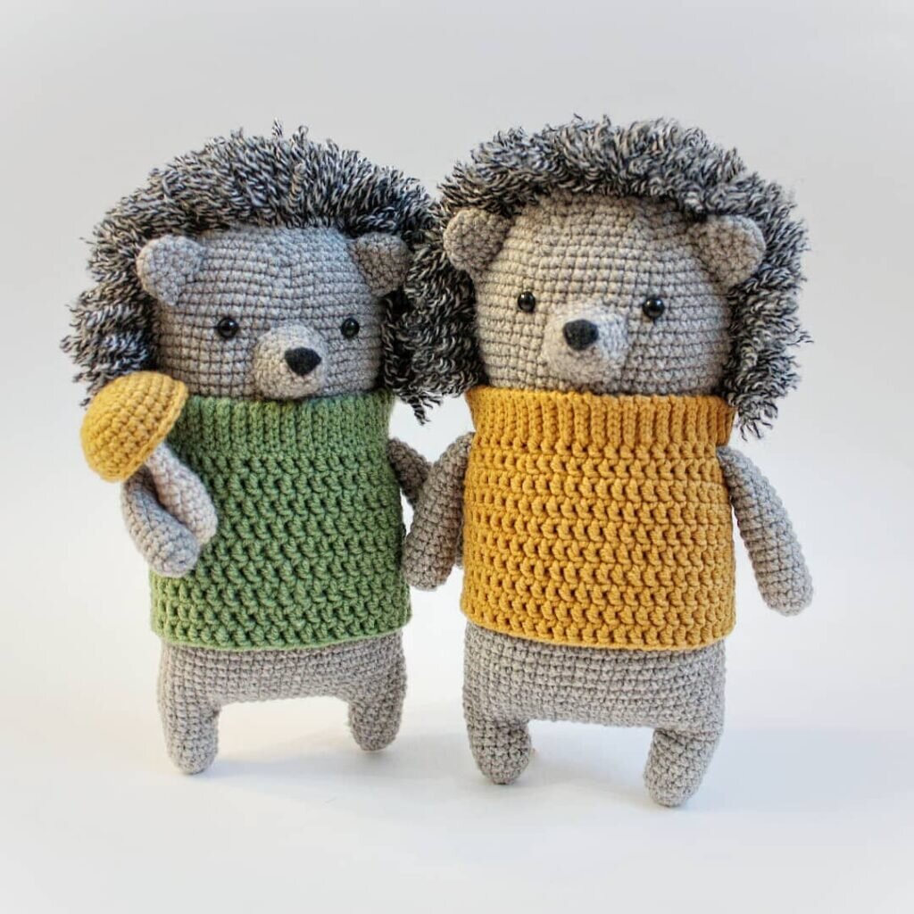 Amigurumi Ηedgehog İn A Dress Free Pattern 5