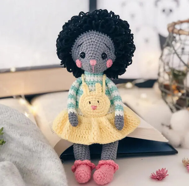 Amigurumi Ηedgehog İn A Dress Free Pattern