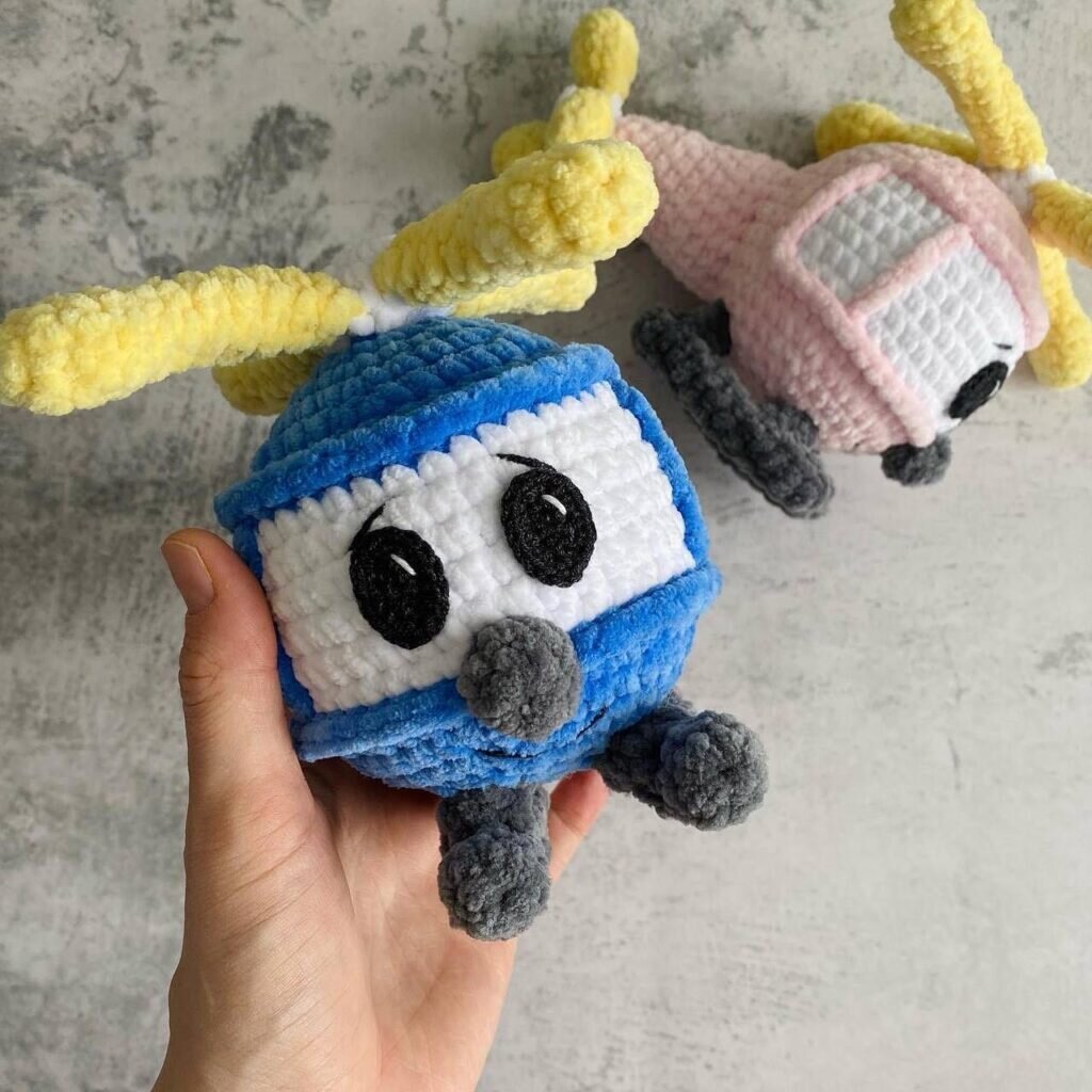 Amigurumi Helicopter Free Pattern 3