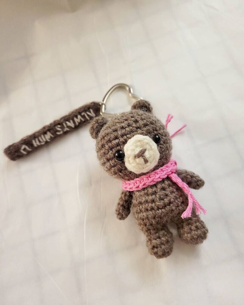 Amigurumi Keychain Bear Free Pattern 1