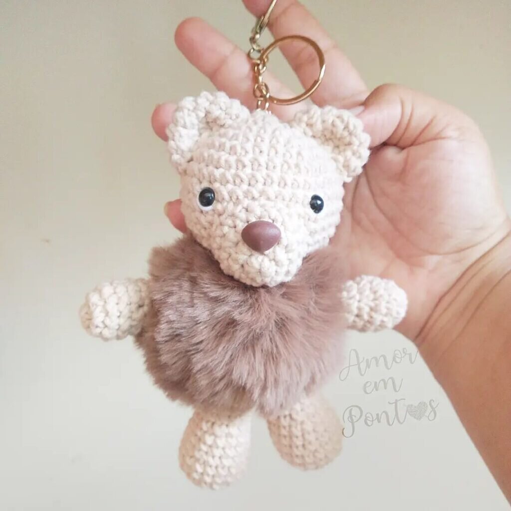 Amigurumi Keychain Bear Free Pattern 3