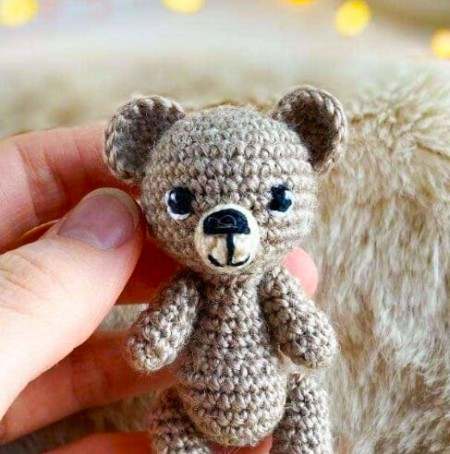 Amigurumi Keychain Bear Free Pattern