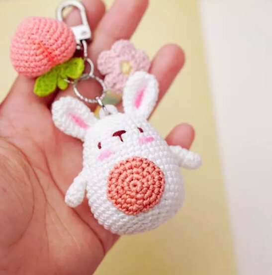 Amigurumi Keychain Bunny Crochet Pattern