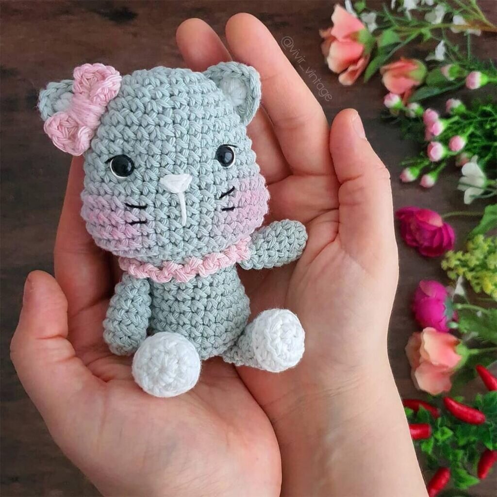 Amigurumi Kitten Timosha Free Pattern 4