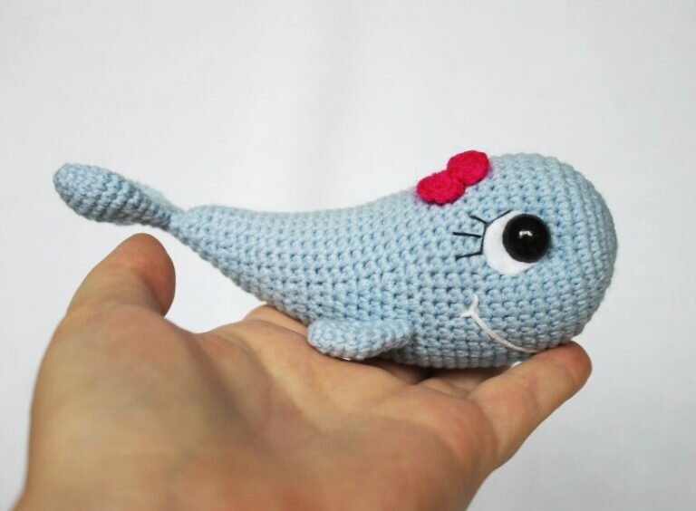 Amigurumi Knitting Toy Whale Free Pattern 2