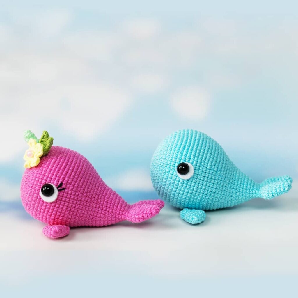 Amigurumi Knitting Toy Whale Free Pattern 8