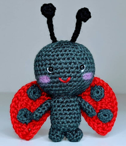 Amigurumi Ladybug Free Pattern 5