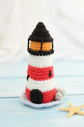 Amigurumi Light House Free Pattern