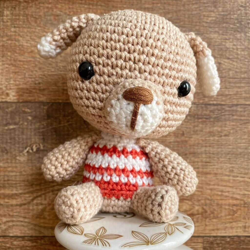 Amigurumi Little Dog Free Pattern 6