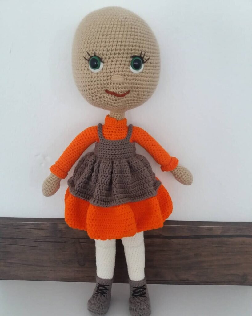 Amigurumi Little Doll Free Pattern 7