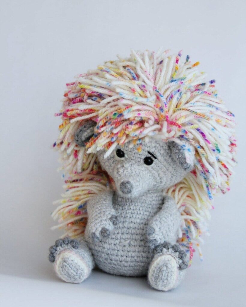 Amigurumi Little Hedgehog Free Pattern 3