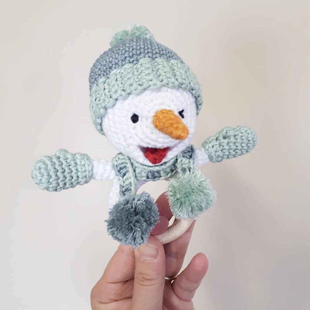 Amigurumi Little Snowman Free Crochet Pattern 1