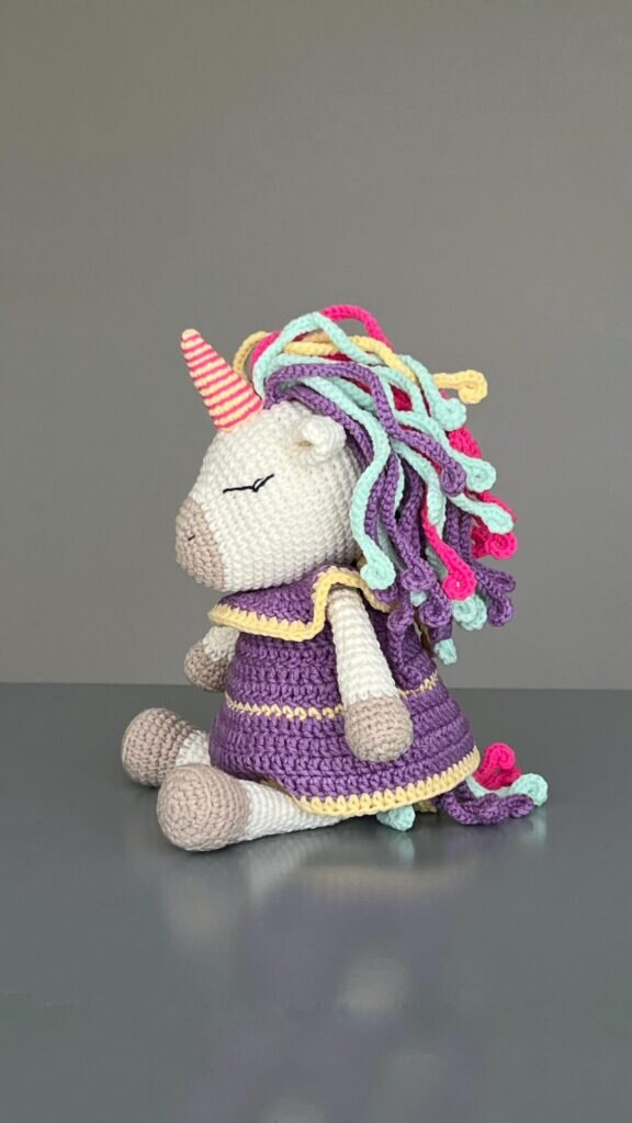 Amigurumi Little Unicorn Free Pattern 11