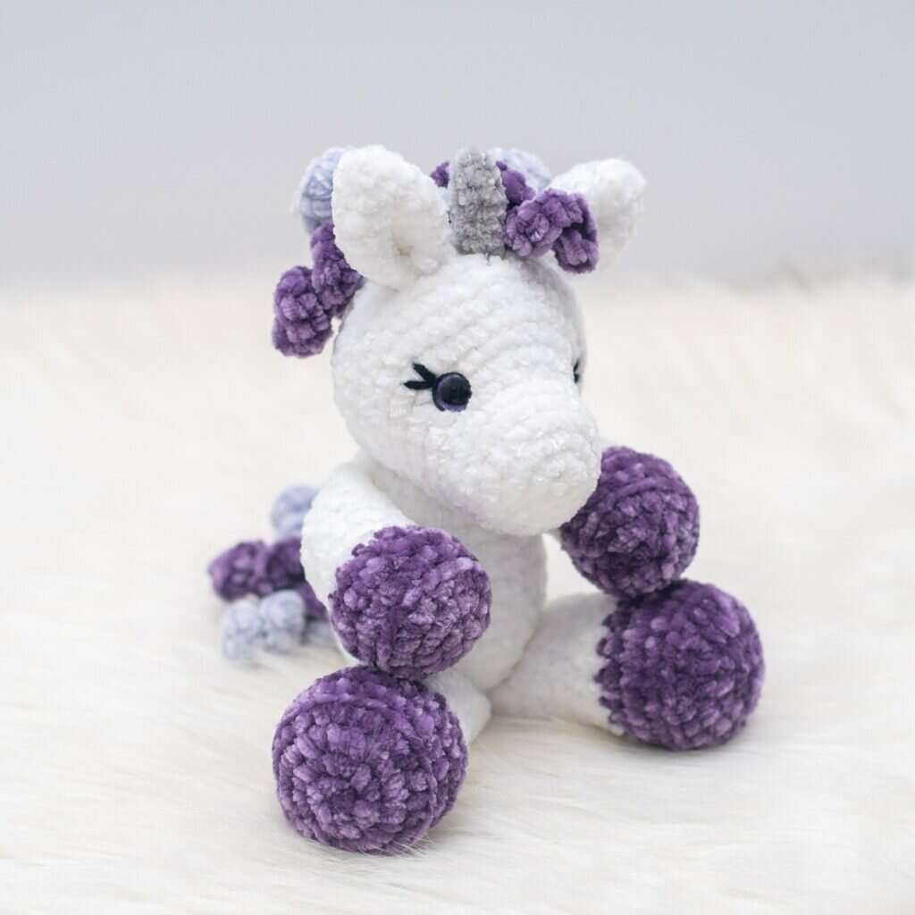 Amigurumi Little Unicorn Free Pattern 12