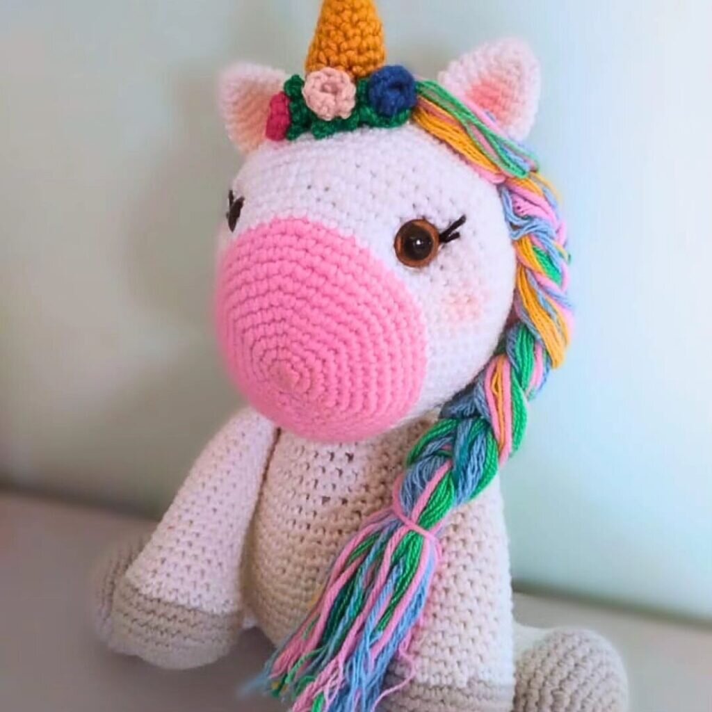 Amigurumi Little Unicorn Free Pattern 5