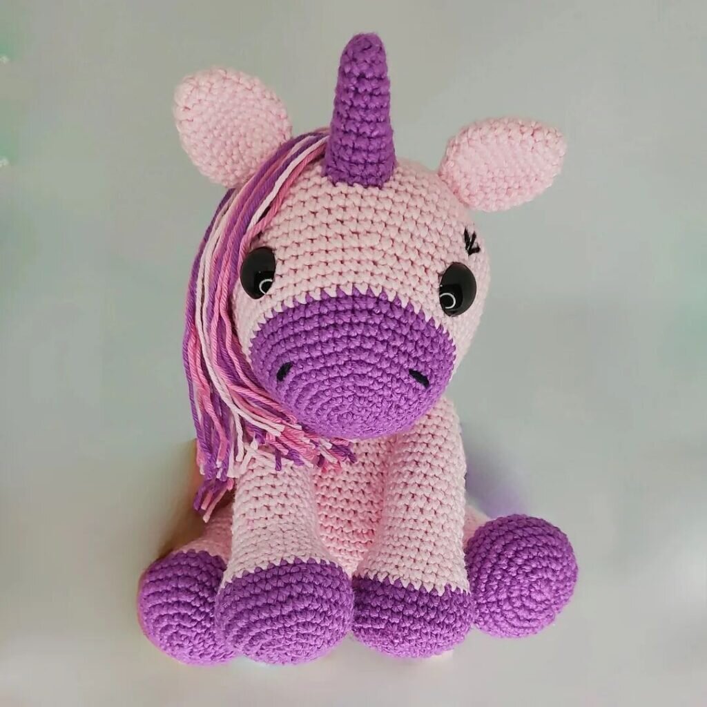 Amigurumi Little Unicorn Free Pattern 9