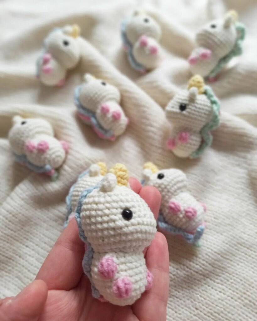 Amigurumi Little Unicorn Free Pattern 3