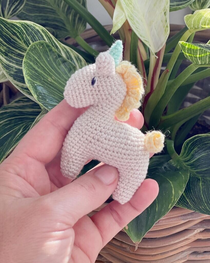 Amigurumi Little Unicorn Free Pattern 4