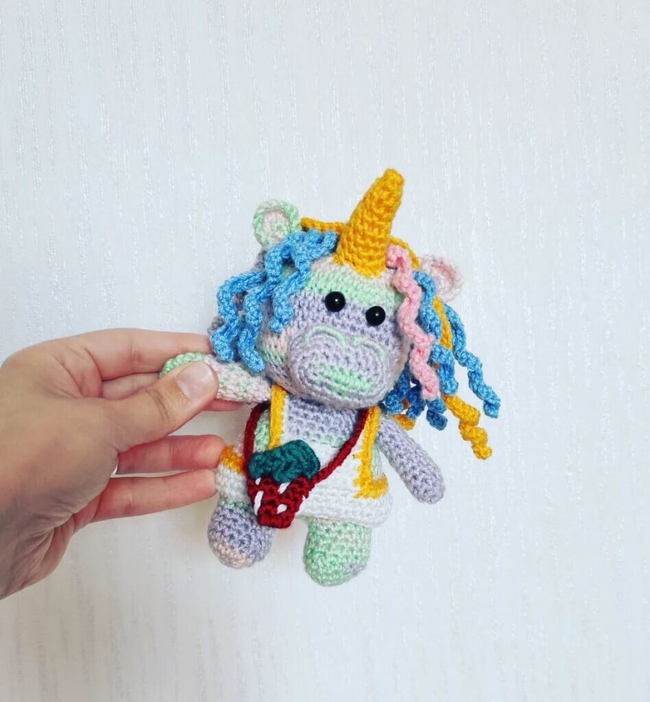 Amigurumi Little Unicorn Free Pattern 5